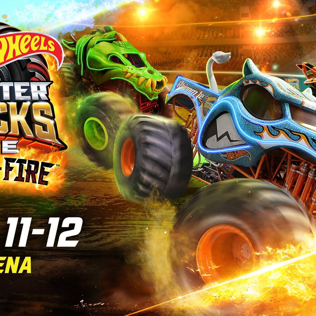 Hot Wheels Monster Trucks Live: Glow-N-Fire 1